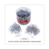 Universal Plastic-Coated Paper Clips, Assorted Sizes, Silver, PK1000 UNV21001